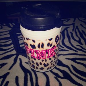 PINK cheetah mug
